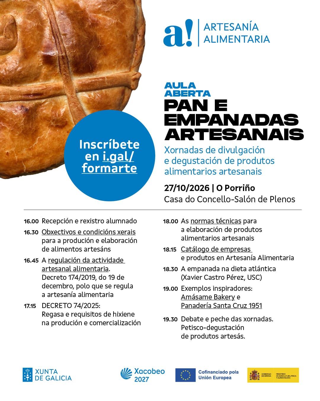 XORNADAS DE DIVULGACIÓN E DEGUSTACIÓN DE PRODUTOS ALIMENTARIOS ARTESANAIS